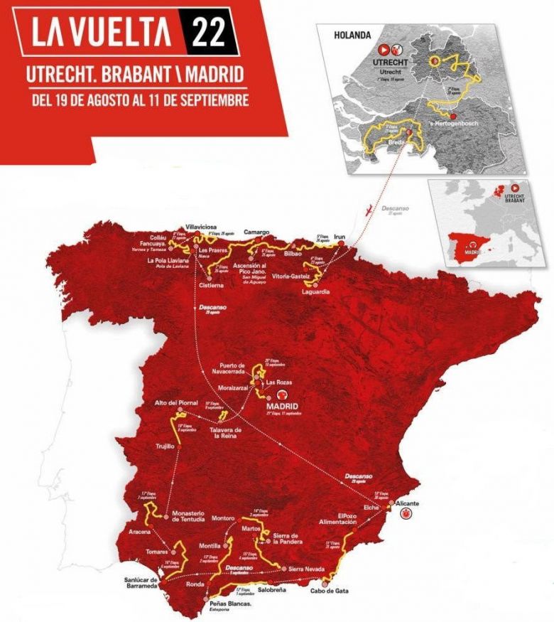 La 77e édition de La Vuelta, c'est dans 10 jours !