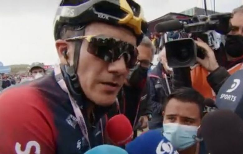 Tour d'Italie - Richard Carapaz, satisfait : «Une bonne première semaine»