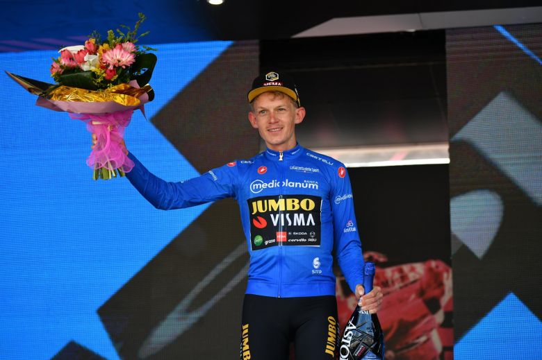 Tour d'Italie - Bouwman : «Faire de mon mieux pour garder ce maillot»