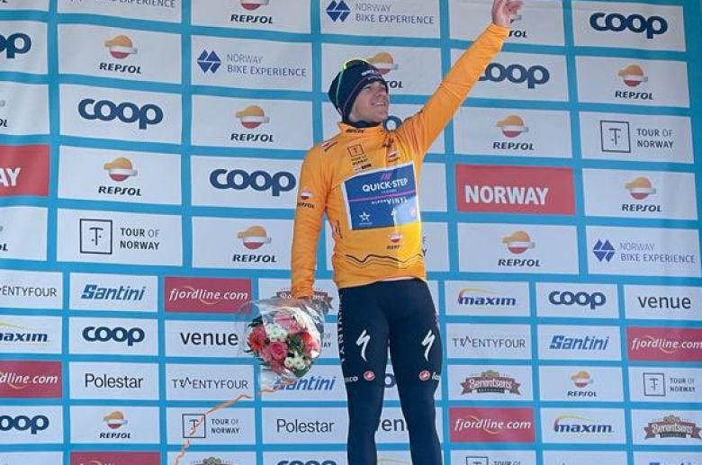 Tour de Norvège - Evenepoel : «Fier de conclure le travail de l'équipe»