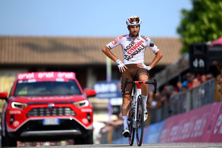 Tour d'Italie - Andrea Vendrame : «J'ai pris un petit peu peur»
