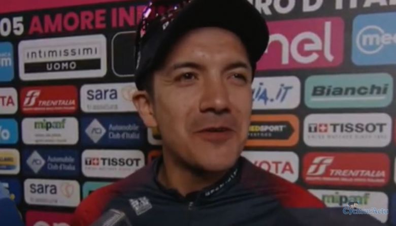 Tour d'Italie - Richard Carapaz : «On a toujours envie de gagner mais...»