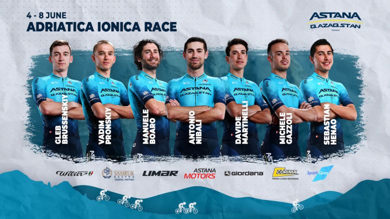 Adriatica Ionica Race - Astana Qazaqstan avec Pronskiy, Henao et Boaro