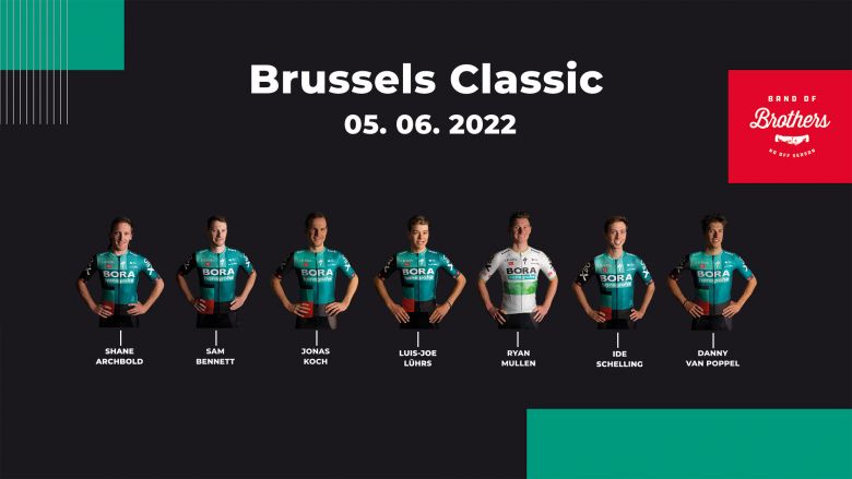 Brussels Classic - BORA-hansgrohe avec Bennett, Van Poppel et Archbold