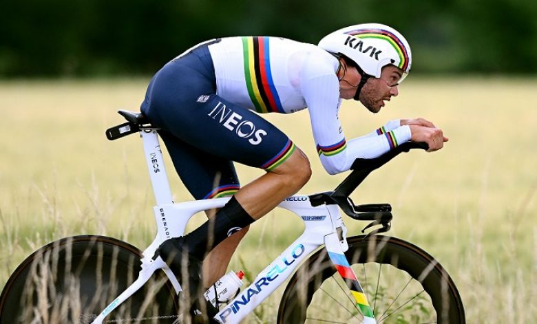 Critérium du Dauphiné - Filippo Ganna la 4e étape, Van Aert 2e, Roglic 5e