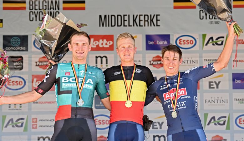 Belgique - Route - Merlier champion de Belgique pour la 2e fois, Meeus 2e