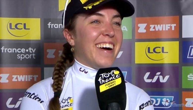 Tour de France Femmes - Shirin van Anrooij : «Ce maillot blanc, spécial»