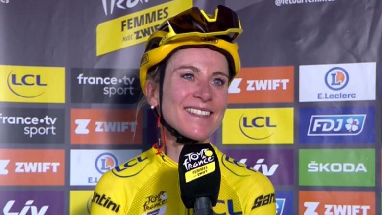 Tour de France Femmes - Van Vleuten : «Je vais pouvoir faire la fête !»