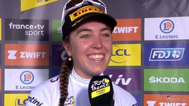 Tour de France Femmes - Shirin van Anrooij, maillot blanc : «Savourer...»