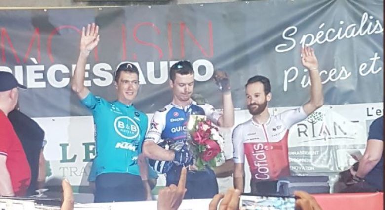 Critérium Dun-le-Palestel : Rémi Cavagna victorieux devant Pierre Rolland #CriteriumDun2022 #Cavagna #Rolland #Geschke