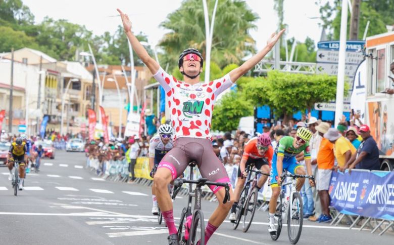 Tour de Guadeloupe - Rapiteau la 5e étape et le doublé, Donnewirth leader