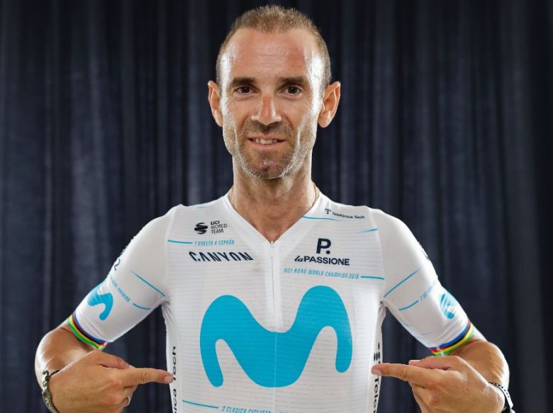 Tour d'Espagne - Movistar, un maillot en hommage à Alejandro Valverde