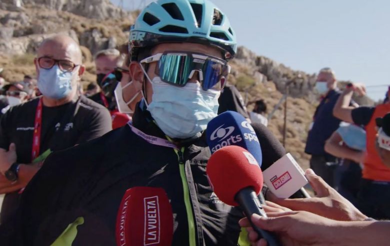 Tour d'Espagne - Miguel Angel Lopez : «On a vu Carapaz à la fin, mais...»
