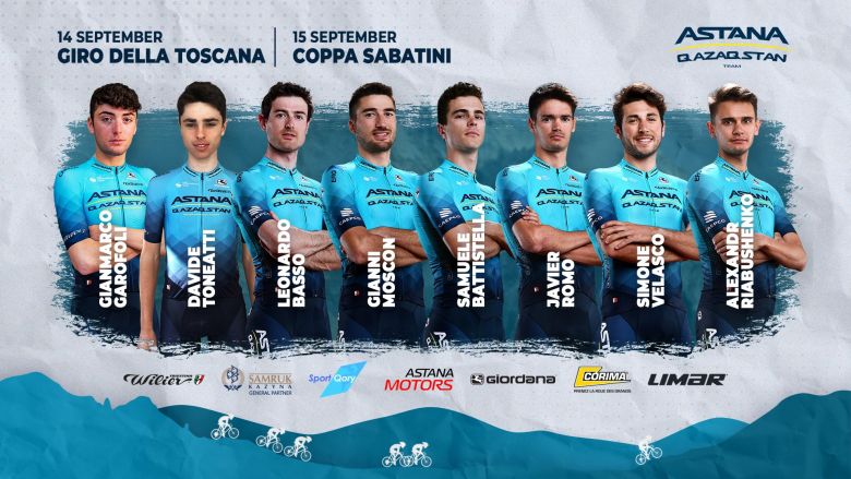 Route - Toscane, Sabatini... Moscon de retour pour Astana Qazaqstan Team