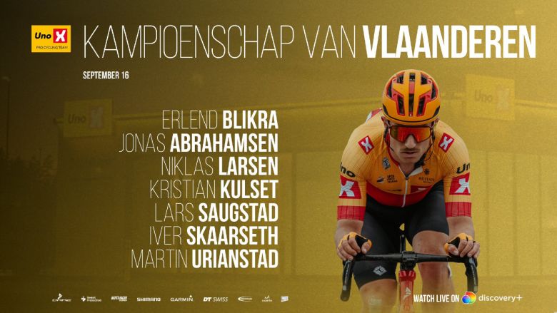 Championnat des Flandres - Uno-X Pro Cycling Team dévoile sa sélection