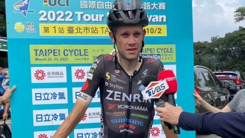 Tour de Taiwan - Benjamin Dyball la 2e étape et le maillot de leader