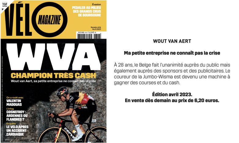 Cyclisme: Médias - Le nouveau numéro de Vélo Magazine avec Wout Van Aert à la UNE
