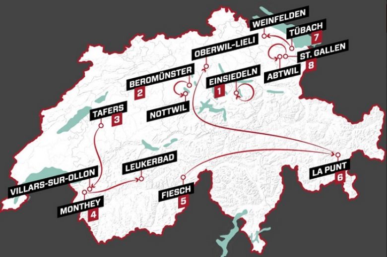. Tour de Suisse J1... les parcours et profils du 86e Tour de Suisse