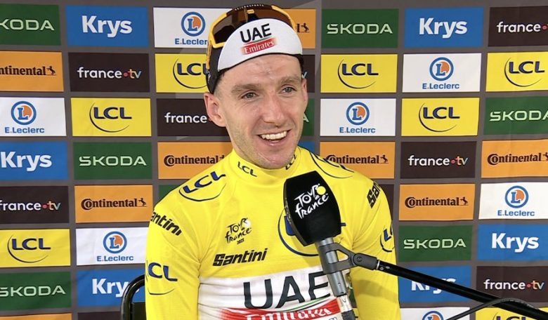 Adam Yates, en Jaune : «Pogacar m'a dit d'y aller....»