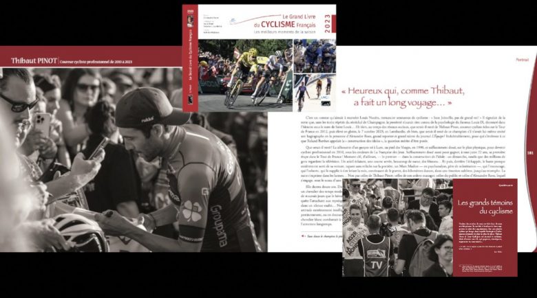 Livre - Thibaut Pinot dans «Le Grand Livre du Cyclisme Français 2023»