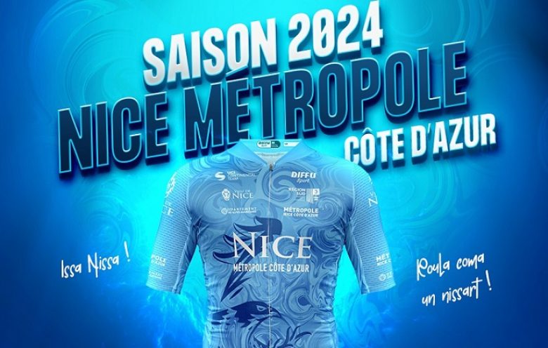 Route - Le maillot 2024 de Nice Métropole Côte d'Azur a été dévoilé