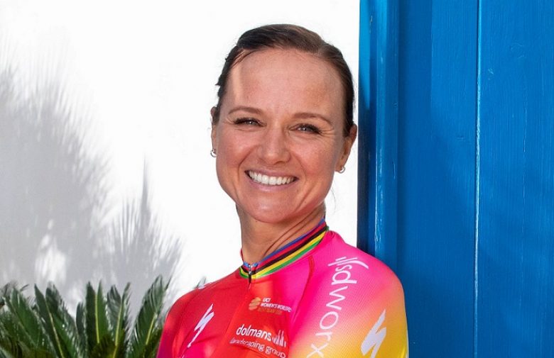 Ciclismo.  Visitante: Chantal van den Broek-Blaak viene a hacer prácticas en el Team SD Worx