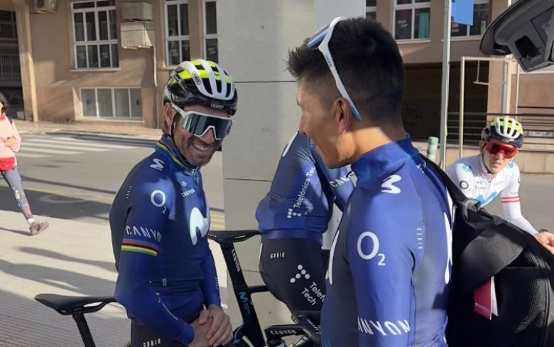 Route - La Movistar Team est en stage avec Nairo Quintana... et Valverde