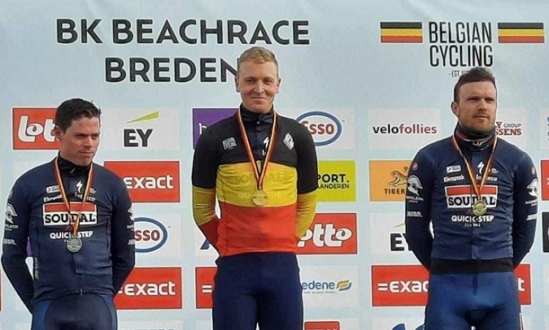 Beach Race - Tim Merlier Champion de Belgique devant 2 coéquipiers