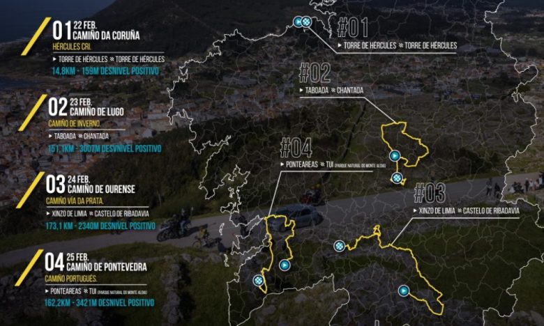 O Gran Camino - Le parcours de la 3e édition d'O Gran Camino 2024