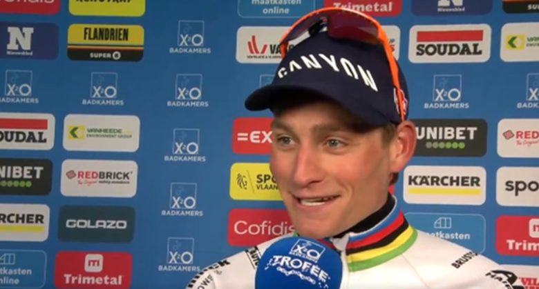Mathieu van der Poel : «Ce n'est pas mal, mais...»