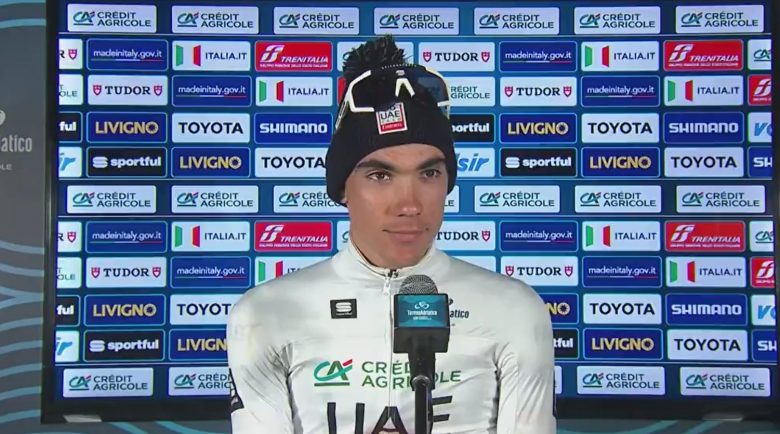Tirreno-Adriatico - Juan Ayuso : «Je dois continuer dans cette direction»