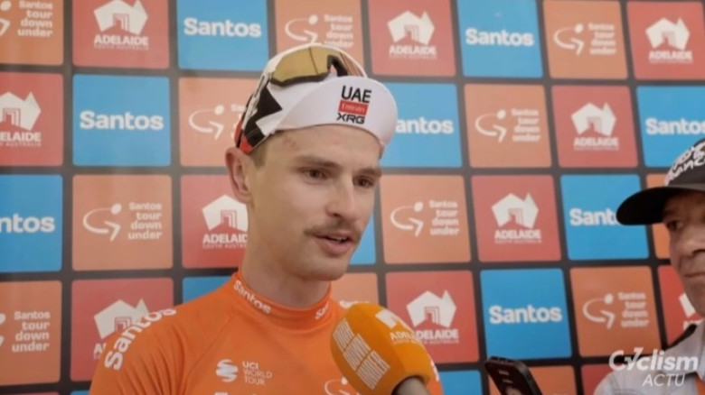 Tour Down Under - Jay Vine : "Willunga Hill ? Dommage, j'attendais cette étape..." #TDU26 #JayVine #Narvaez #WeAreUAE #Schmid #UCI