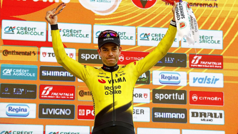 Gand-Wevelgem - Wout van Aert accompagné par Laporte et Brennan sur Gand-Wevelgem #GentWevelgem #GW2026 #beyondvictory #VanAert #TV