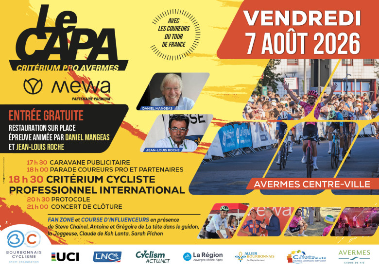Cyclisme. Critérium - Le 4e Criterium cycliste international d'Avermes, le «CAPA Mewa»