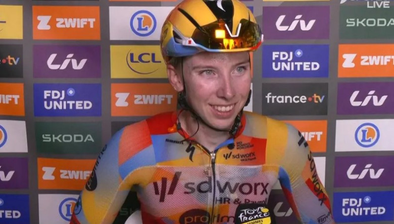 Tour de France Femmes - Lorena Wiebes : "J'ai du mal à y croire..." #TDFF2026 #WatchTheFemmes #Wiebes #SDWorxProtime