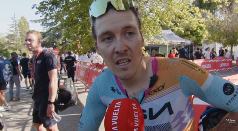 Vuelta. Tour d'Espagne - Hugo Hofstetter : «L'attaque de Wout ne m'a pas surpris.»