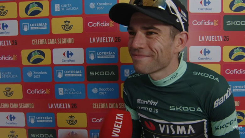 Vuelta. Tour d'Espagne - Wout van Aert : «Dans le final nous avons fait un travail d'école»