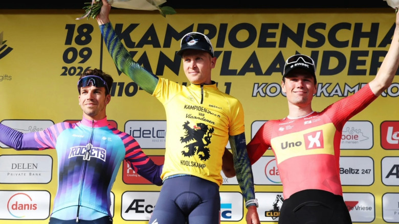 Championnat des Flandres - Tim Merlier : "C’est un succès qui me motive..." #koolskampkoers #Merlier #TheWolfpack #Sprint