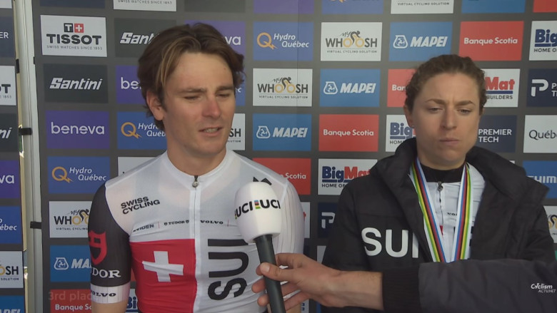Championnats du Monde - L'Équipe de Suisse : "Le 3e incident mécanique qu'on a..." #Montreal2026 #Swiss #Bissegger #Reusser #TTT #TV
