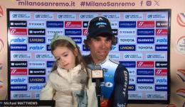 Milan-San Remo - Michael Matthews : «C'est dur, je me suis vu gagner...»