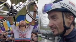 Tour des Flandres - Julian Alaphilippe : «Van der Poel, félicitations à lui»