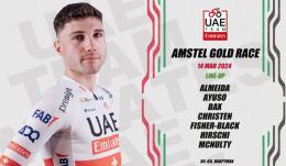 Amstel Gold Race - L'armada UAE Team Emirates et ses 4 potentiels lauréats