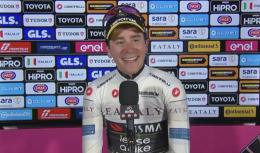 Tour d'Italie - Cian Uijtdebroeks : «Je vais me battre pour ce maillot blanc»