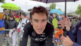 Tour d'Italie - Geraint Thomas : «Il m'a vraiment fait mal Tadej Pogacar...»