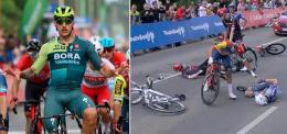 Tour de Hongrie - Sam Welsford la 1ère étape... terrible chute à l'arrivée !