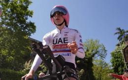 Tour d'Italie - Tadej Pogacar : «Le chrono ? Juste me sentir bien sur le vélo»