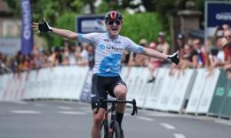 Route - France - Camille Charret vainqueur en Juniors devant Daumas et Seixas