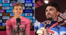 Tour d'Italie - Tadej Pogacar : «Julian Alaphilippe méritait cette victoire»