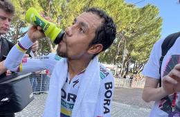 Tour d'Italie - Daniel Felipe Martinez : «Le bilan de la journée est bon»
