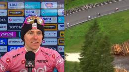 Tour d'Italie - Tadej Pogacar : «La Team dsm a fait une descente de fou»